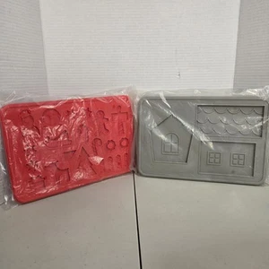 MIMADO CHEF Casa de Pan de Jengibre Moldes para Galletas Navidad Muñeco de Nieve Bastones de Caramelo Nuevo en Paquete  - Imagen 1 de 7