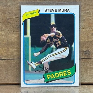 1980 Topps Baseballkarte #491 Steve Mura San Diego Padres - Bild 1 von 2