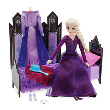 Disney Store Authentic Elsa Bedroom Playset Nightgown Harvest Dress Frozen 2