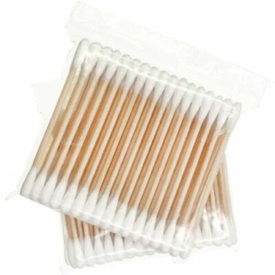 600 Bamboo Cotton Buds Biodegradable Eco Friendly Wooden Organic Ear bud Swabs - Image 1 of 4