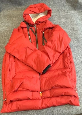 Orolay Jackets Women's XL Red Hooded Puffer Full Zip Thickened Down Parka Jacket - Image 1 of 4