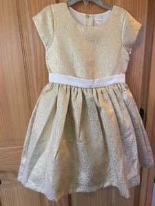 NWT Gymboree Gold Dress Holiday Christmas Girls Outlet 5,6,7,8,10,12 - Picture 1 of 3