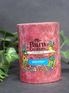 6-Pack Pillar Candles Berry Punch 4-inch Tall Nature's Finest 729 - Picture 1 of 1