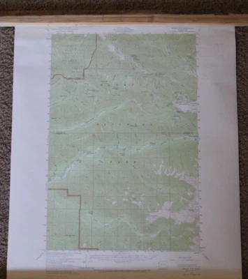 Vintage U.S. Geological Survey Map Olympic Na Park 21"X18" MOUNT TOM, WASH. 1956 - Image 1 of 4