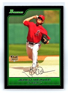 2006 Bowman Chrome Draft Picks Prospects Rookie Jered Weaver Angels #BDP8