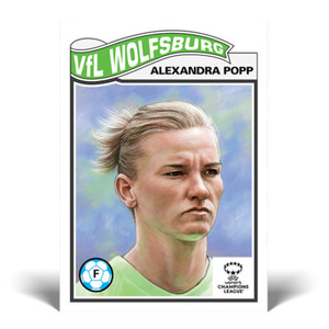 Topps UCL Living Set - Card 579 - Alexandra Popp - VfL Wolfsburg
