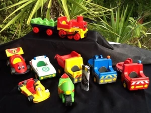 9 Playmobil Geobra Figuren Figur Autos Zug Jahr meist 1990 Konvot Rarität - Bild 1 von 12