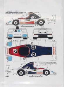Decal Scale Designs Porsche 936/78 Le Mans 1979 1:24 SD26 Auto Racing - Picture 1 of 2