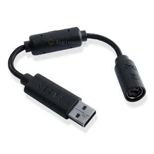 USB Breakaway Dongle Cable Cord Adapter For Razer  Xbox 360 PC Wired Controller - Picture 1 of 5