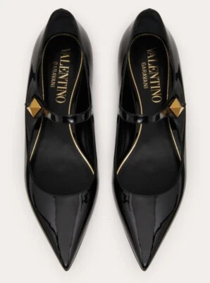 PLANOS VALENTINO GARAVANI PUNTILLAS CHAROL MARY JANE ROMAN - 39,5 - NUEVOS Foto 1 de 4