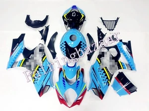 Kit de carenado de inyección ABS azul negro apto para GSXR1000 2007 2008 cubierta de tanque completo - Imagen 1 de 8