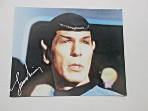 Lenoard Nimoy  "Star Trek  Spock"   Replica 8 x 10 Autographed Photo - Picture 1 of 1