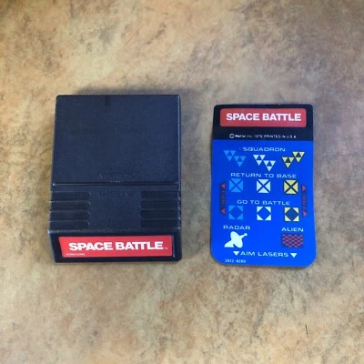 Space Battle - Intellivision - Game Cart W/overlay - VINTAGE Game - Image 1 of 4