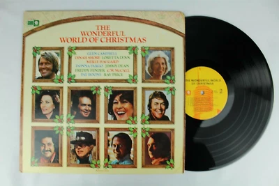 THE WONDERFUL WORLD OF CHRISTMAS VARIOUS ARTIST LP 12" VINYL RECORD XMAS HOLIDAY - Image 1 of 2