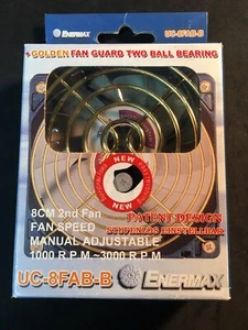 Enermax UC-8FAB-B 8CM 80mm Manual Adjustable 1000RPM~3000RPM - Picture 1 of 5
