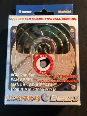 Enermax UC-8FAB-B 8CM 80mm Manual Adjustable 1000RPM~3000RPM - Image 1 of 4