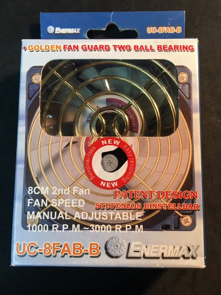 Enermax UC-8FAB-B 8CM 80mm Manual Adjustable 1000RPM~3000RPM - Image 1 of 4