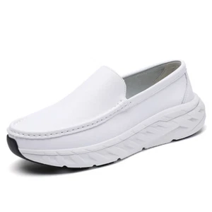 37-46 Plus Sz Mens Casual Slip on Loafer Comfort Antislip All Season Nurse Shoes - Picture 1 of 25