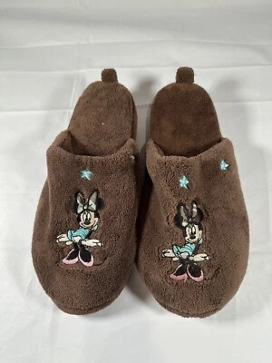 Disneycore Minnie Mouse Slippers Plush Cozy House Shoes Size Large - Image 1 of 3