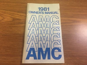 1981 AMC Owner's Manual Concord and Spirit - Picture 1 of 5