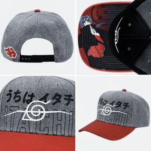 Gorra Naruto Itachi Anti Leaf Village Pre-Curved Bill Snapback - Imagen 1 de 7