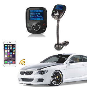 Car Kit MP3 Player Wireless Bluetooth LCD FM Transmitter Modulator USB SD Remote