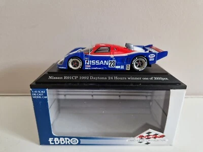 Ebbro 1/43 Nissan R91CP Hasemi/Hoshino/Suzuki - Winner Daytona 1992 - 43529 - Immagine 1 di 4