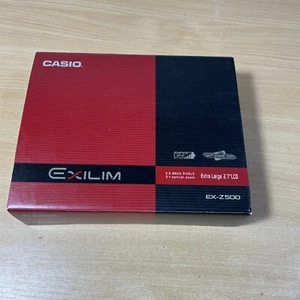 Digital Camera Tested Working Casio Exilim EX-Z500 5.0MP Silver Boxed - Picture 1 of 10
