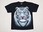 Rock Chang Shirt Adult Large Black Tiger Lion Cat Big Graphic