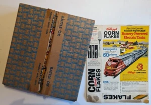 Pre 1963 Corn Flakes Sante Fe Super Chief Train Mint Unused w Cereal & Toy Boxes - Picture 1 of 16