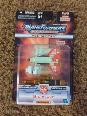 Transformers Universe  Micro Aerialbots Storm Jet MOSC - Image 1 of 2