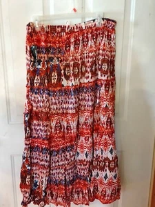NUEVA CON ETIQUETAS Falda Kim Rogers Mujer En Colores Rojo, Talla Escalonada 2X - Imagen 1 de 3