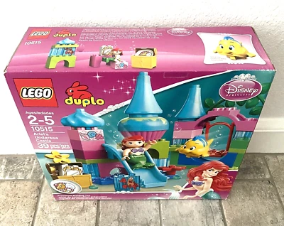 LEGO DUPLO: Ariel's Undersea Castle 10515 Disney Princess Sebastian Set Mint - Image 1 of 4
