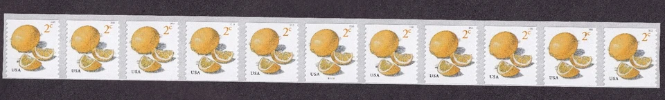 Scott #5256 Meyers Lemons Plate # Coil (PNC11) of 11 Stamps - MNH - Image 1 of 1