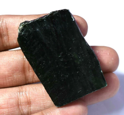 224.35 Ct Natural Green Serpentine Untreated Translucent Specimen Slab - Image 1 of 4