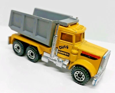 Vintage Matchbox 1981 Yellow Peterbilt Dirty Dumper 30 Die-cast Toy Car Truck - Image 1 of 4