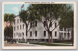 Arkansas City KS Kansas - Krankenhaus - Cowley County - Postkarte um 1920 - Bild 1 von 2