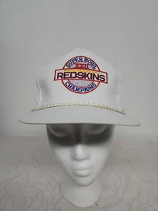Cappello Berretto Vintage Washington Redskins XXII Super Bowl Champions Bianco NFL Snapback - Foto 1 di 9