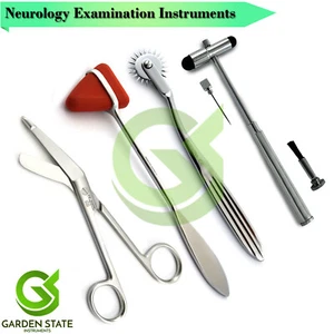 Neurological Taylor Percussion Hammer Reflex Buck Wartenberg Pinwheel Set - Picture 1 of 5