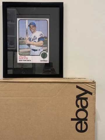 1973 Topps STYLE WILLIE MAYS (custom Mini Poster) Frame Not Included (READ) Cover