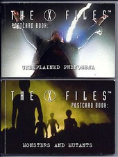2 - X-Files Postcard Books: Unexplained Phenomena ~ Monsters Mutants + Music Cd