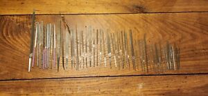 Lot of 50+ Small Machinist Hand Files, Various Sizes, 9" & Down, Nicholson, etc