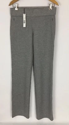 Pantalón Paula Elie Tahari Gris Melange Informal Ropa de Salón Talla Pequeña  Foto 1 de 4