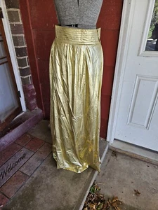 Vintage Gold Handmade 1960's Skirt - READ - Picture 1 of 12