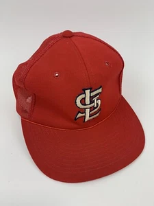 Vintage St Louis Cardinals Truckermütze Druckknopflasche Netz Sport Spezialitäten YoungAn - Bild 1 von 20