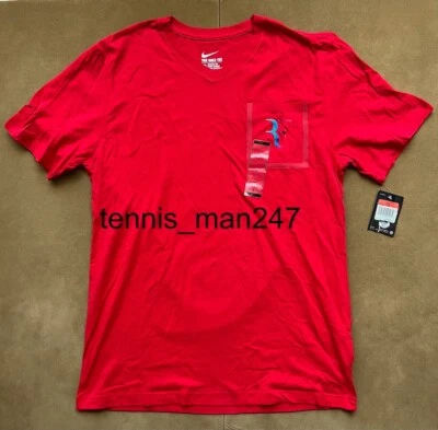 Nike Roger Federer RF 2016 Juegos Olímpicos US Open Tenis Práctica Camiseta Rafa Nadal L Foto 1 de 4