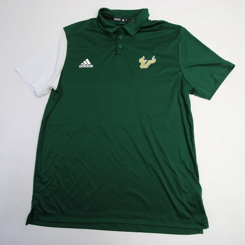 South Florida Bulls adidas Polo Men's Green Used Cover