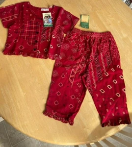 Girls 2 piece outfit from Sacred Threads - NWT - Picture 1 of 12