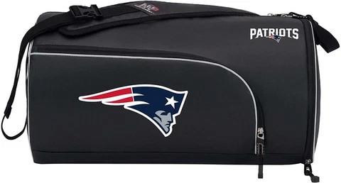 New NFL New England Patriots Squadron Premium Duffel Bag / Gym Bag Training Bag Cover