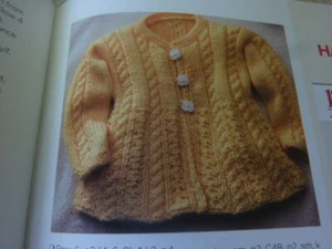 Knitting Pattern For Pretty Little Cardigan In Cashmerino Aran -Sizes 6-24mths - Picture 1 of 1